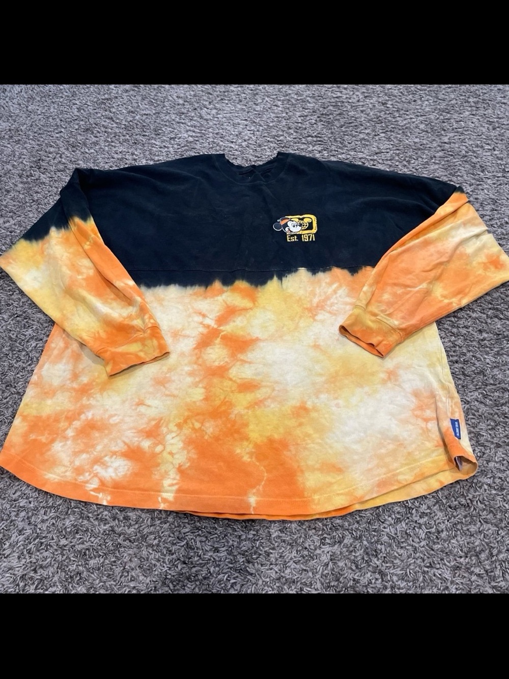 Disney parks Disney World 2022 Halloween tie-dye spirit jersey XL